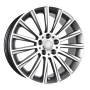 Jante aluminium Keskin KT18 Turbo, 9,5x19 ET30 5x112 66,6, palladium front polish