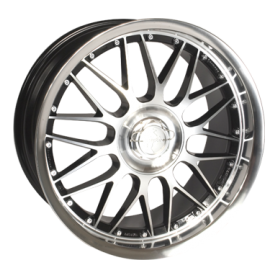 Jante aluminium Keskin KT4 New Racer, 9x17 ET30 5x100 72,6, schwarz frontpoliert