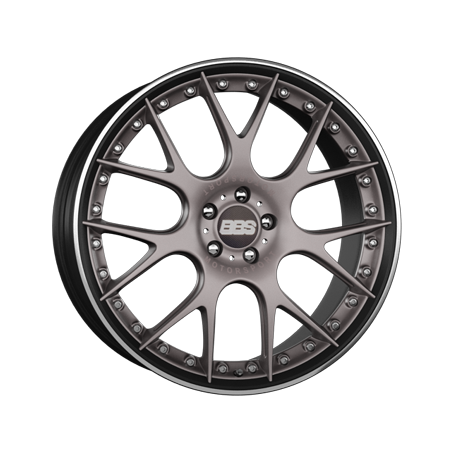 Jante aluminium BBS CH-R II, 8,5x20 ET32 5x120 82, platinum/schwarz
