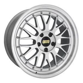 Jante aluminium BBS Le Mans, 7x17 ET48 4x100 70, brillantsilber diamant-gedreht