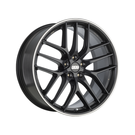 Jante aluminium BBS CC-R, 8,5x20 ET30 5x112 82, schwarz matt