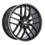 Jante aluminium BBS CC-R, 8,5x20 ET30 5x112 82, schwarz matt
