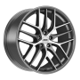 Jante aluminium BBS CC-R, 8,5x20 ET42 5x112 82, graphit diamant-gedreht matt