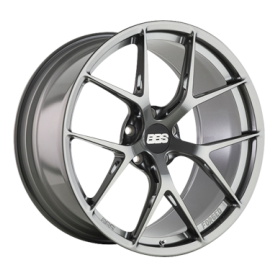 Jante aluminium BBS FI-R, 8,5x19 ET43 5x112 82, platinum silber
