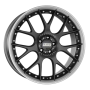 Jante aluminium BBS CH-R II, 10,5x22 ET18 5x112 66,5, schwarz matt/titan