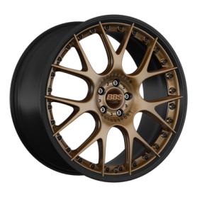 Jante aluminium BBS CH-R II, 9x20 ET48 5x130 71,6, bronze matt/schwarz