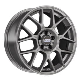 Jante aluminium BBS XR, 7,5x17 ET35 5x112 82, platinum silber