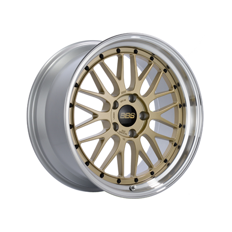 Jante aluminium BBS Le Mans, 9,5x19 ET27 5x112 82, gold diamant-gedreht