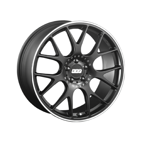 Jante aluminium BBS CH-R, 9x20 ET13 5x112 82, schwarz matt