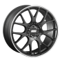 Jante aluminium BBS CH-R, 9x20 ET14 5x120 82, schwarz matt