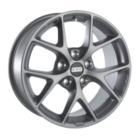 Jante aluminium BBS SR, 8x18 ET50 5x127 71,5, himalaya-grau matt
