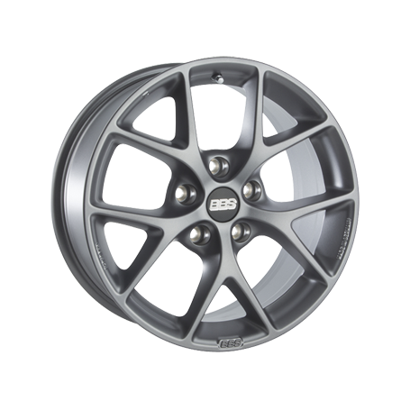 Jante aluminium BBS SR, 9x18 ET21 5x112 66,5, himalaya-grau matt