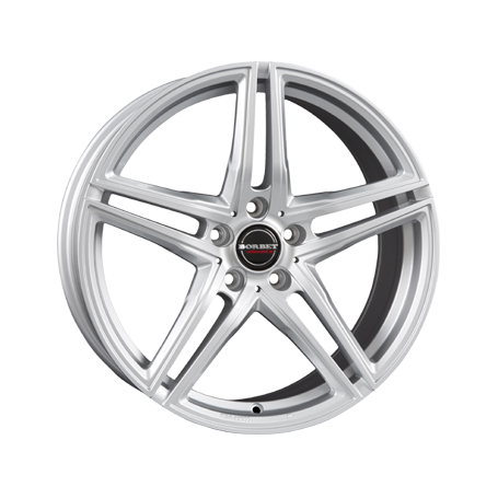 Jante aluminium Borbet XRT, 9x18 ET21 5x112 66,5, brillant silver