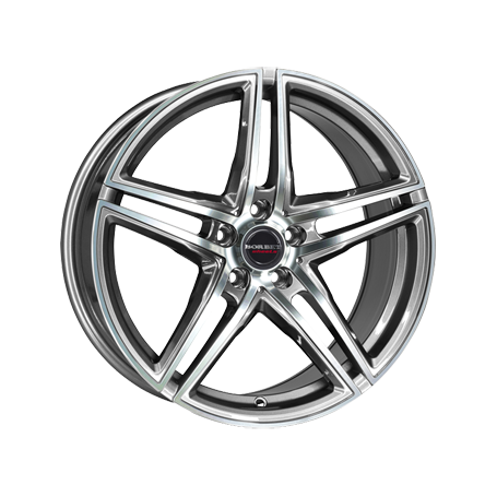 Jante aluminium Borbet XRT, 9,5x20 ET35 5x120 72,5, graphite polished