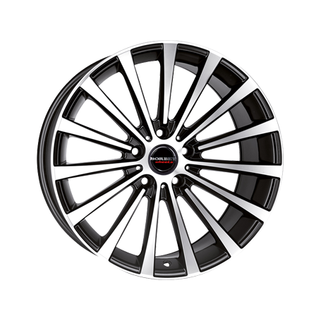 Jante aluminium Borbet BLX, 8,5x19 ET45 5x108 72,5, black polished matt