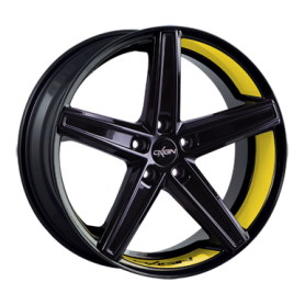 Jante aluminium Oxigin 18 Concave, 10,5x20 ET50 5x108 72,6, foil yellow Felgenbett