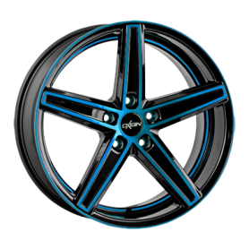 Jante aluminium Oxigin 18 Concave, 10x22 ET45 5x108 72,6, light blue polish