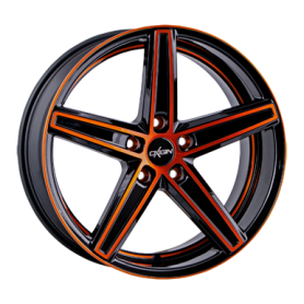Jante aluminium Oxigin 18 Concave, 10x22 ET45 5x108 72,6, orange polish