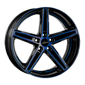 Jante aluminium Oxigin 18 Concave, 10x22 ET45 5x112 66,6, blue polish