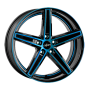 Jante aluminium Oxigin 18 Concave, 10x22 ET45 5x130 71,6, light blue polish