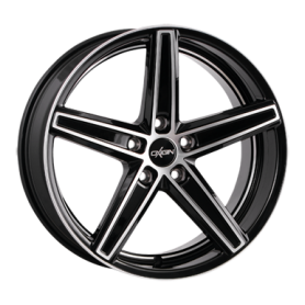 Jante aluminium Oxigin 18 Concave, 7,5x17 ET35 5x100 63,4, black full polish HD