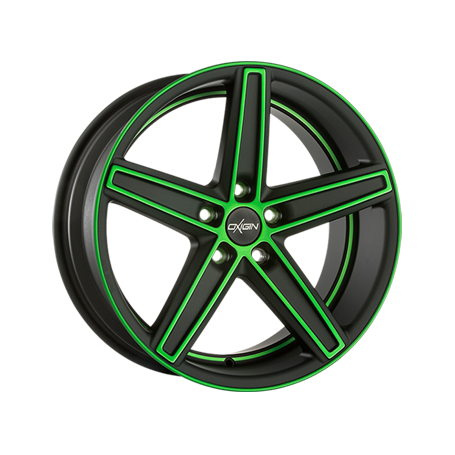 Jante aluminium Oxigin 18 Concave, 7,5x17 ET40 5x105 56,6, neon green polish matt