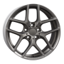 Jante aluminium Borbet Y, 7,5x17 ET32 5x120 72,5, titan matt BMW