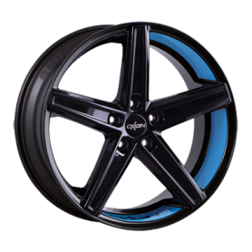 Jante aluminium Oxigin 18 Concave, 7,5x19 ET50 5x112 66,6, foil blue Felgenbett