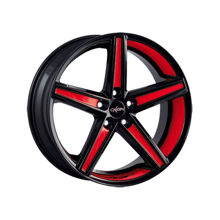 Jante aluminium Oxigin 18 Concave, 8,5x18 ET35 5x112 66,6, foil red Felgenbett u. Speichen