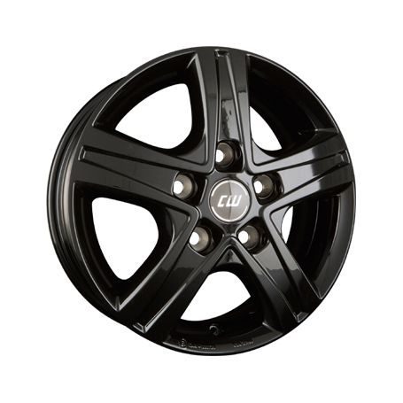 Jante aluminium Borbet CWD, 6x15 ET68 5x118 71,1, black glossy