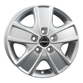 Jante aluminium Borbet CWG, 6x16 ET68 5x118 71,1, crystal silver