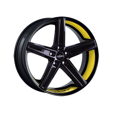 Jante aluminium Oxigin 18 Concave, 9x21 ET34 5x114,3 72,6, foil yellow Felgenbett