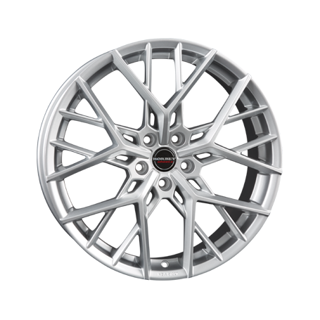 Jante aluminium Borbet BY, 8x20 ET25 5x112 66,5, sterling silver