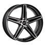 Jante aluminium Oxigin 18 Concave, 9,5x19 ET45 5x108 72,6, black full polish HD