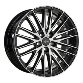 Jante aluminium Oxigin 19 Oxspoke, 7,5x17 ET35 5x100 63,4, black full polish