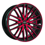 Jante aluminium Oxigin 19 Oxspoke, 7,5x17 ET38 5x114,3 72,6, red polish
