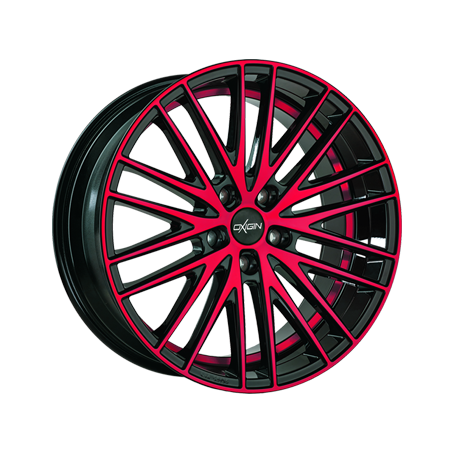 Jante aluminium Oxigin 19 Oxspoke, 8,5x18 ET35 5x114,3 72,6, red polish