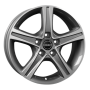 Jante aluminium Borbet CWD, 7x17 ET55 5x120 65,1, mistral anthracite polished glossy