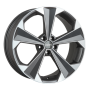 Jante aluminium Oxigin 22 OXRS, 9x20 ET35 5x112 66,6, titan polish