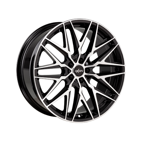 Jante aluminium Oxigin 25 Oxcross, 8,5x19 ET38 5x120 72,6, black full polish