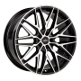 Jante aluminium Oxigin 25 Oxcross, 8,5x19 ET38 5x120 72,6, black full polish
