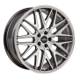 Jante aluminium Oxigin 25 Oxcross, 9x20 ET38 5x114,3 72,6, hyper silver polish