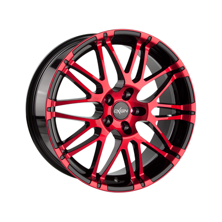 Jante aluminium Oxigin 14 Oxrock, 7,5x17 ET42 5x108 72,6, red polish