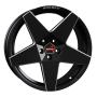 Jante aluminium Borbet A neu, 8x17 ET42 5x108 63,3, black matt
