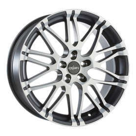 Jante aluminium Oxigin 14 Oxrock, 10x22 ET40 5x120 76,9, black full polish matt