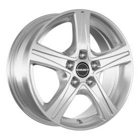 Jante aluminium Borbet CWD, 6,5x16 ET45 5x114,3 66,1, crystal silver