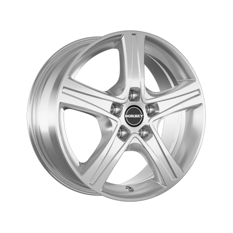 Jante aluminium Borbet CWD, 6,5x16 ET45 5x114,3 66,1, crystal silver