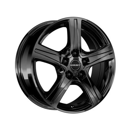 Jante aluminium Borbet CWD, 6,5x16 ET52 5x112 66,5, black glossy