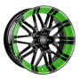 Jante aluminium Oxigin 14 Oxrock, 7,5x17 ET42 5x114,3 72,6, foil green