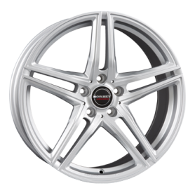 Jante aluminium Borbet XRT, 8x17 ET45 5x108 72,5, brillant silver